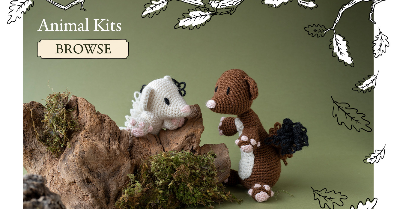 Books by Kerry Lord learn to crochet patterns animals menagerie toft